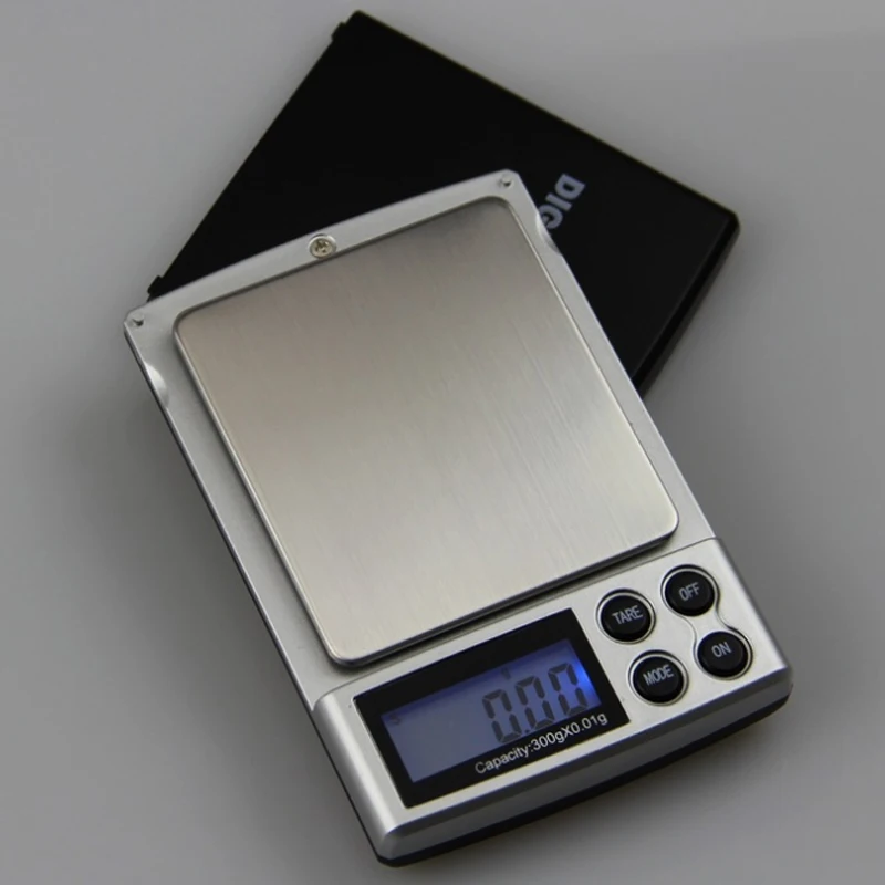 DIDIHOU Mini Portable Jewelry Scale LCD Electronic Pocket Digital Sacle Diamond Weighing Gram Weight Sacles 0.01g Precision | Инструменты