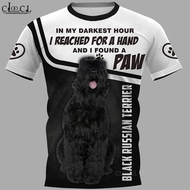HX Newest Summer Fashion Popular Black Russian Terrier Men Women T Shirt 3D Print Harajuku Streetwear Couple Tops Drop Shipping
HX Newest Summer Fashion Popular Black Russian Terrier Men Women T Shirt 3D Print Harajuku Streetwear Couple Tops Drop Shipping