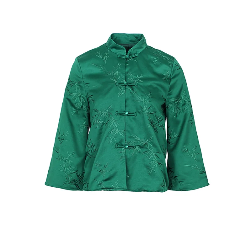 XXL Coat Outerwear 2020 Autumn Fashion Tops Coat Women Lurex Embroidery Single Breasted Vintage Green Red Coat Jacket Female
XXL Coat Outerwear 2020 Autumn Fashion Tops Coat Women Lurex Embroidery Single Breasted Vintage Green Red Coat Jacket Female
