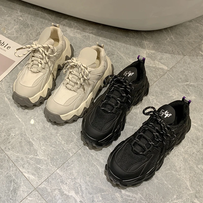 Women Platform Shoes 2020 Summer New Thick-soled Sponge Cake Black Dad Shoes Slim Casual Sports Shoes Women Sneakers M1-36
Women Platform Shoes 2020 Summer New Thick-soled Sponge Cake Black Dad Shoes Slim Casual Sports Shoes Women Sneakers M1-36