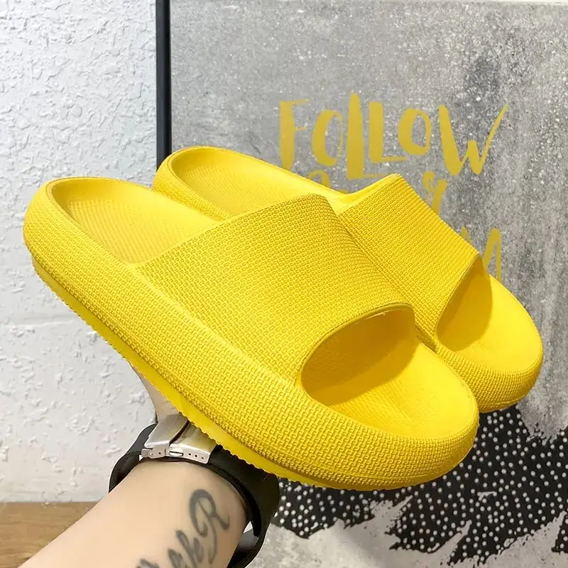 Summer Slippers For Lovers EVA Indoor Soft Non-slip Slippers For Lovers Thicken Solid Color Home Breathable Lightweight Slippers
Summer Slippers For Lovers EVA Indoor Soft Non-slip Slippers For Lovers Thicken Solid Color Home Breathable Lightweight Slippers