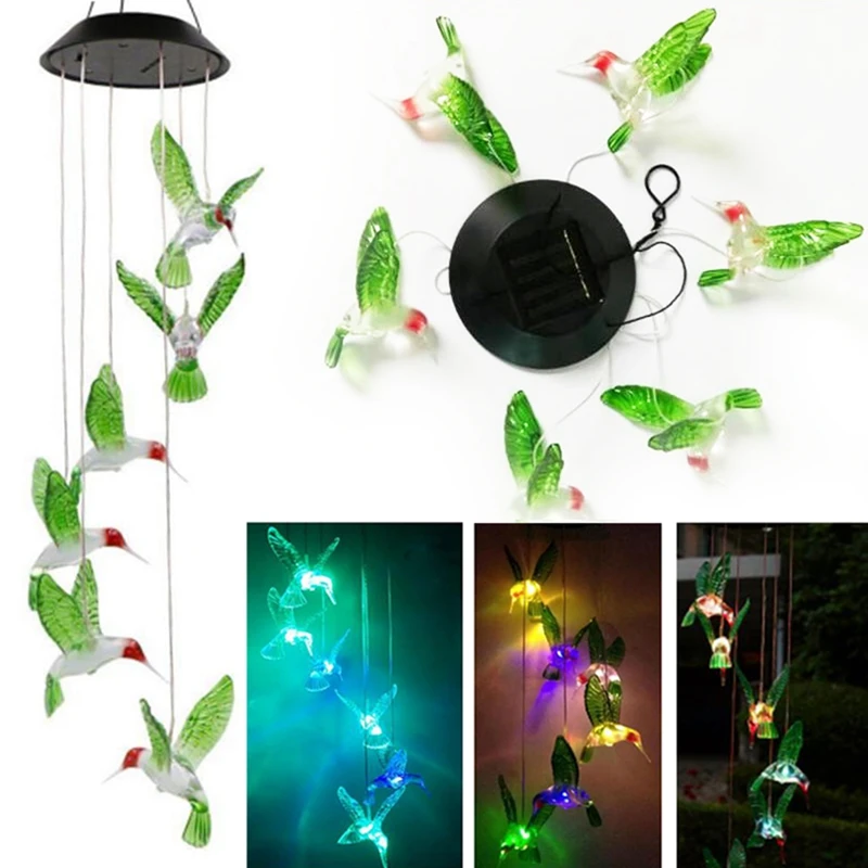 1pcs Solar Color Changing LED Bee Wind Chimes Light Lamp Home Room Garden Decor
1pcs Solar Color Changing LED Bee Wind Chimes Light Lamp Home Room Garden Decor