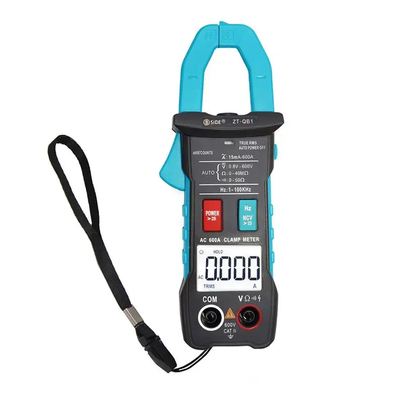BSIDE 600A Digital Clamp Multimeter Inrush Current True RMS Auto Ranging 4000 Counts Voltage NCV Resistance With Flashlight
BSIDE 600A Digital Clamp Multimeter Inrush Current True RMS Auto Ranging 4000 Counts Voltage NCV Resistance With Flashlight