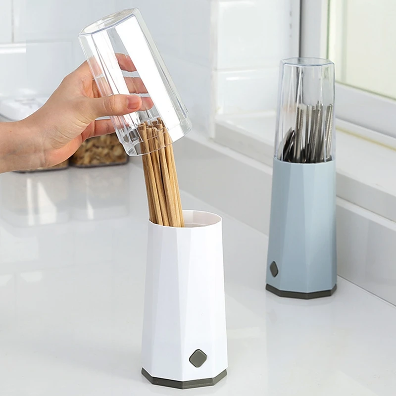 Japanese Chopsticks Holder Cutlery Storage Box with Lid Tableware Box Dust Drain Rack Chopstick Cage Kitchen Hone Drying Tools 
Japanese Chopsticks Holder Cutlery Storage Box with Lid Tableware Box Dust Drain Rack Chopstick Cage Kitchen Hone Drying Tools