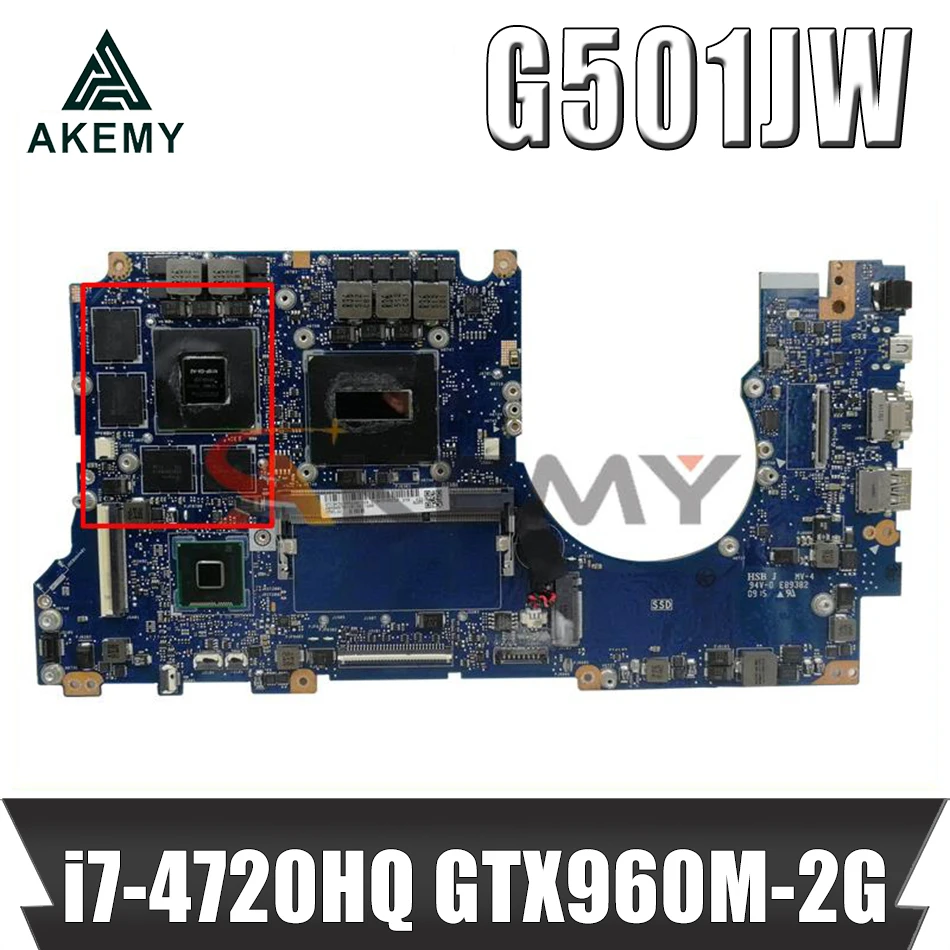 Материнская плата G501JW для ноутбука, 4 Гб ОЗУ, для Asus ROG UX501JW UX501J N501J G501J G501J G501JW
Материнская плата G501JW для ноутбука, 4 Гб ОЗУ, для Asus ROG UX501JW UX501J N501J G501J G501J G501JW