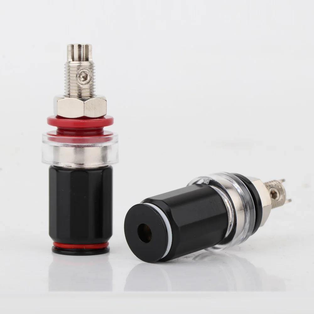 4 шт. YTER покрытого родием Динамик зажимный винт в Hi-Fi аудио усилитель контрольные выводы вилки типа «банан разъем соединительного терминала 
4 шт. YTER покрытого родием Динамик зажимный винт в Hi-Fi аудио усилитель контрольные выводы вилки типа «банан разъем соединительного терминала