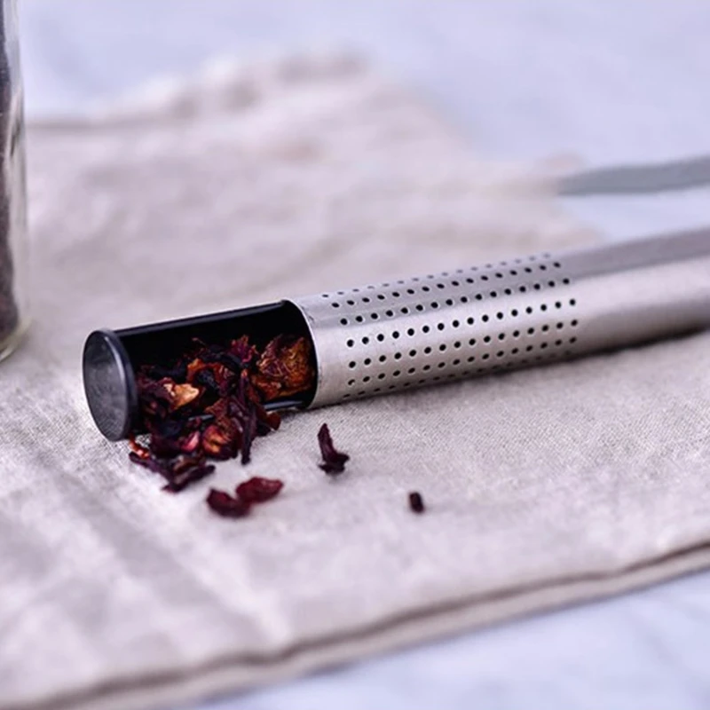 2021 Stainless Steel Tea Infuser Stick Pipe Filter Steeper Reusable Teapot Coffee Loose Leaf Herbal Holder Strainer Mesh Tube
2021 Stainless Steel Tea Infuser Stick Pipe Filter Steeper Reusable Teapot Coffee Loose Leaf Herbal Holder Strainer Mesh Tube