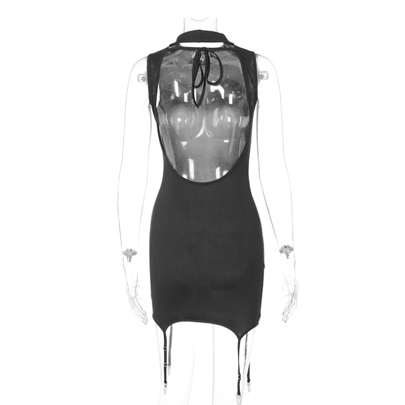 Spring 2021 new open back y2k black dress goblincore streetwear women backless Solid color round neck sleeveless buckle dress ve
Spring 2021 new open back y2k black dress goblincore streetwear women backless Solid color round neck sleeveless buckle dress ve