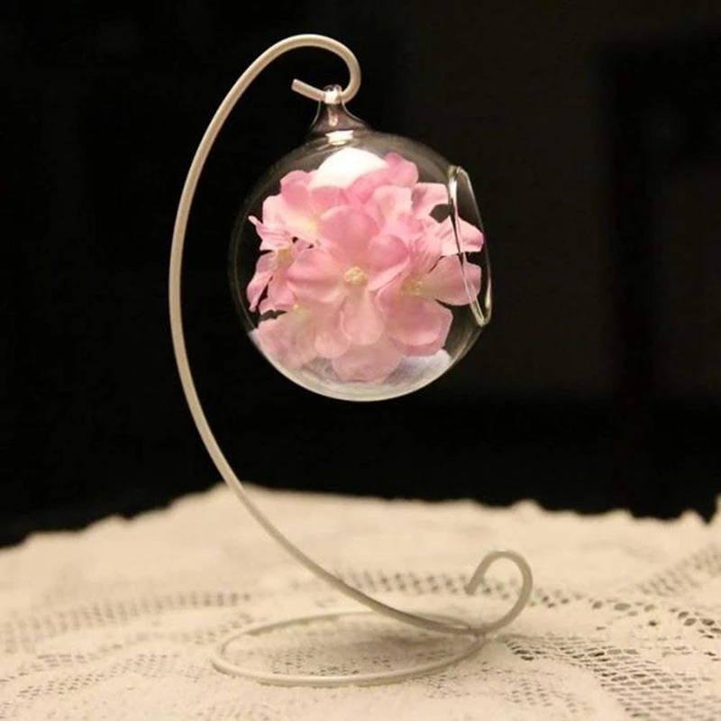 12 Pcs Ornament Display Stand Iron Hanging Rack Holder for Glass Globe Air Plant Terrarium Witch Ball Christmas | Дом и сад
