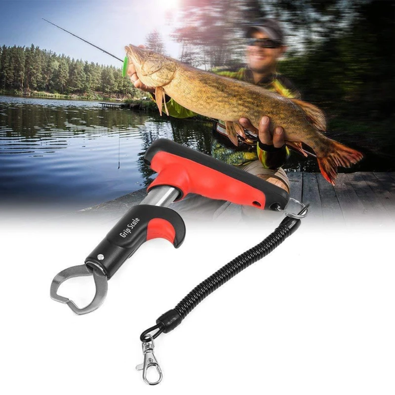 Fishing Gripper 25kg(55lb) Digital Scale Fish Lip Grip Scale Fish Control Tool 652D
Fishing Gripper 25kg(55lb) Digital Scale Fish Lip Grip Scale Fish Control Tool 652D