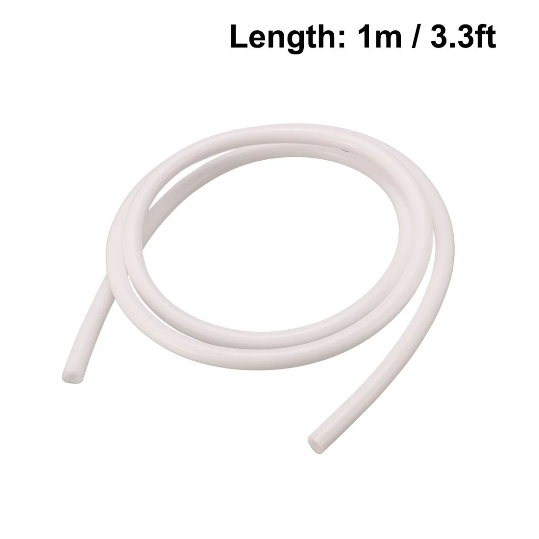uxcell 1Pcs Silicone Tubing, 4mm ID x 7mm OD 3.3ft Rubber Tube Air Hose Water Pipe for Pump Transfer, White
uxcell 1Pcs Silicone Tubing, 4mm ID x 7mm OD 3.3ft Rubber Tube Air Hose Water Pipe for Pump Transfer, White