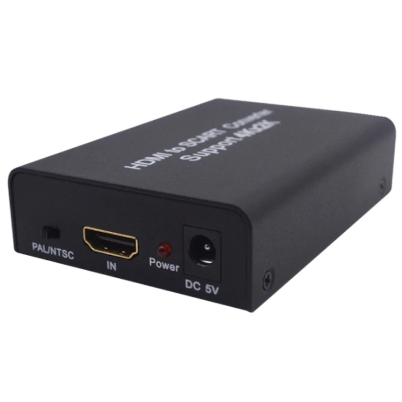 HDMI to SCART Adapter 4Kx2K HD HDMI to SCART Converter Suitable for Computer, Game Console, TV, DVD
HDMI to SCART Adapter 4Kx2K HD HDMI to SCART Converter Suitable for Computer, Game Console, TV, DVD