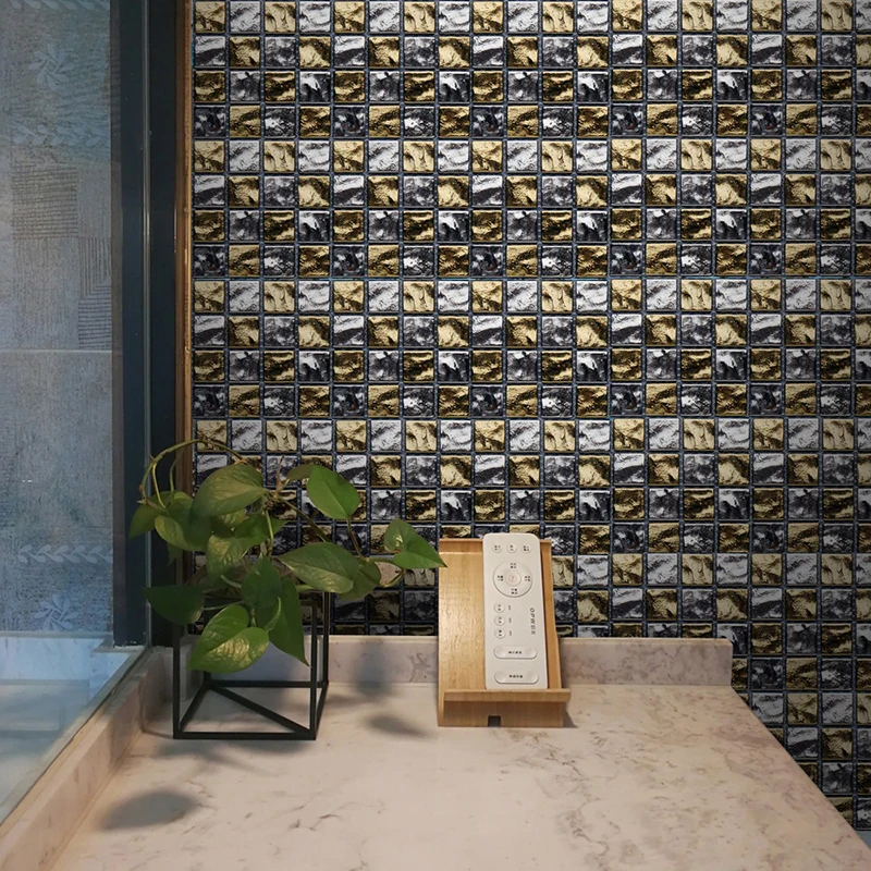3D Crystal Tile Sticker Small Lattice Stitching Glass Tile Practical Waterproof DIY Self-adhesive Wall Sticker Household Goods
3D Crystal Tile Sticker Small Lattice Stitching Glass Tile Practical Waterproof DIY Self-adhesive Wall Sticker Household Goods