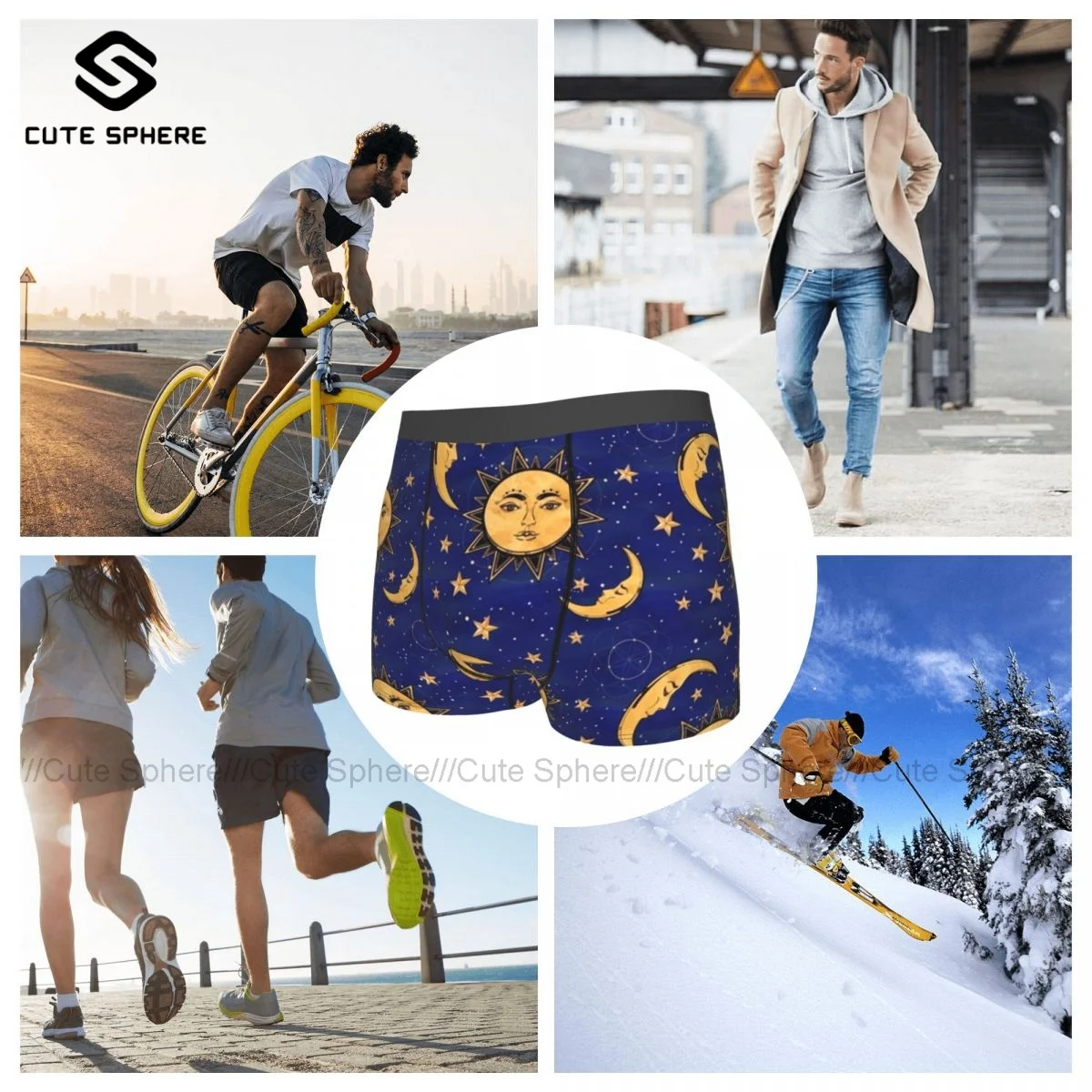 Sun Moon Underwear Youth Custom Stretch Trunk Sublimation Hot Polyester Boxer Brief
Sun Moon Underwear Youth Custom Stretch Trunk Sublimation Hot Polyester Boxer Brief