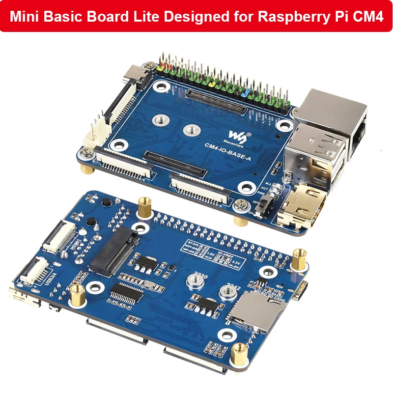 Мини-Базовая плата Lite Raspberry Pi, вычислительный модуль 4 для оценки базовой платы расширения Lite, разработанная для Raspberry Pi CM4
Мини-Базовая плата Lite Raspberry Pi, вычислительный модуль 4 для оценки базовой платы расширения Lite, разработанная для Raspberry Pi CM4