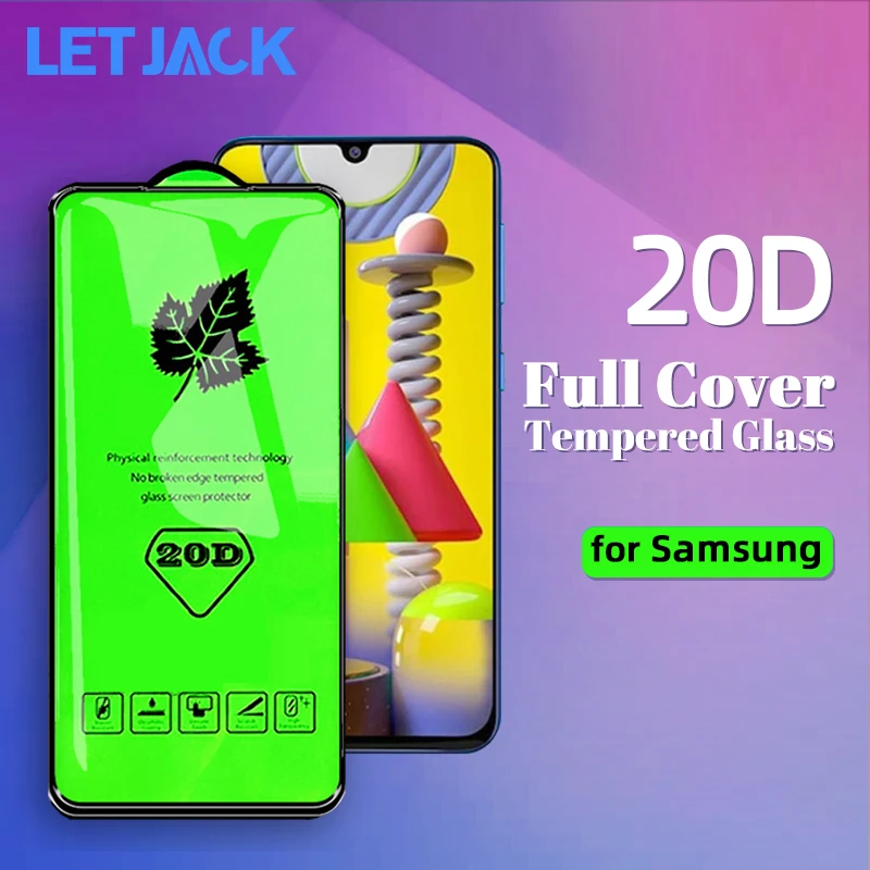 20D Full Cover Tempered Glass for Samsung Galaxy M51 M31 S20 FE Note 10 Lite A02s A12 A72 A22 A32 A42 A52 4G 5G Screen Protector
20D Full Cover Tempered Glass for Samsung Galaxy M51 M31 S20 FE Note 10 Lite A02s A12 A72 A22 A32 A42 A52 4G 5G Screen Protector
