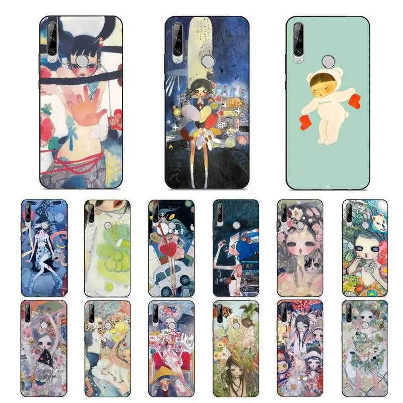 

YNDFCNB Aya takano Phone Case for Huawei Y 6 9 7 5 8s prime 2019 2018 enjoy 7 plus