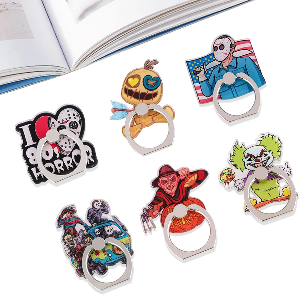 X2280 Horror Murder Doll Universal Mobile Phone Ring Stand Anti-drop Ring Buckle Lazy Bracket Phone Accessories Halloween Gift
X2280 Horror Murder Doll Universal Mobile Phone Ring Stand Anti-drop Ring Buckle Lazy Bracket Phone Accessories Halloween Gift