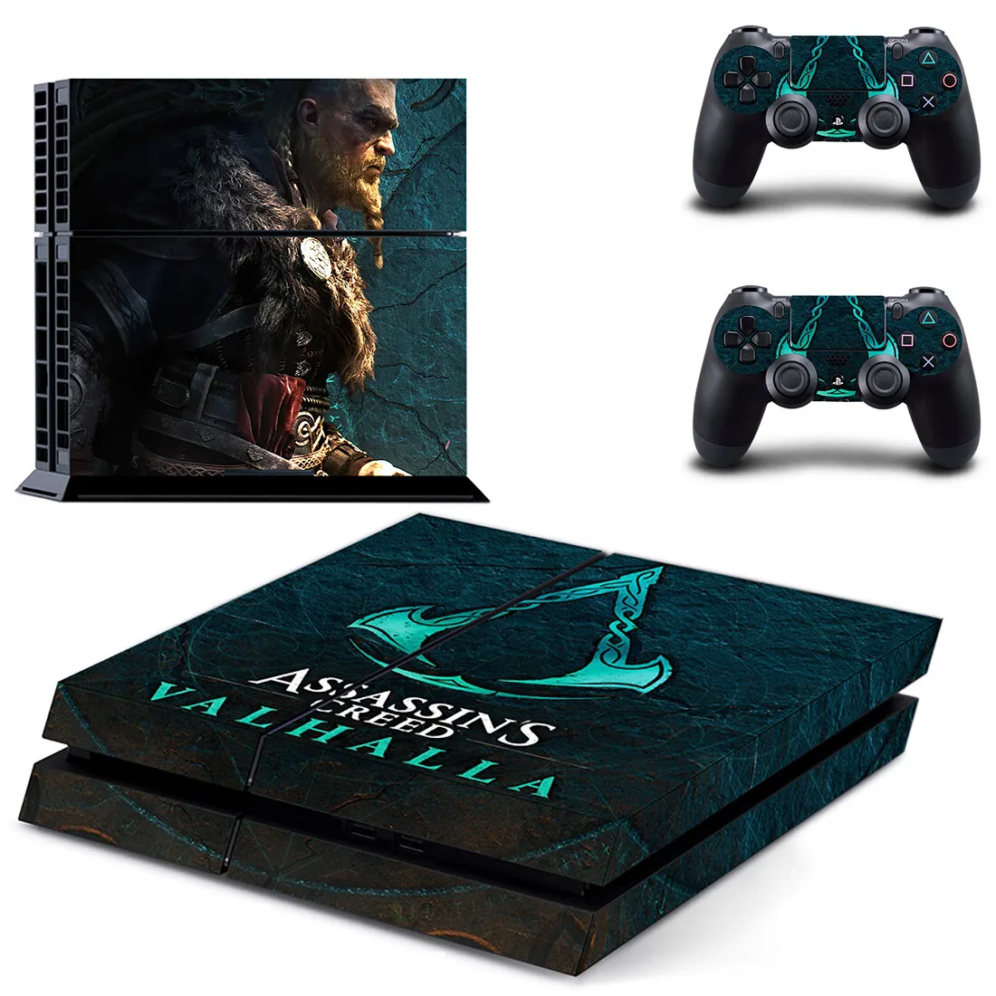 Наклейка для консоли PS4 Creed Valhalla s Play station 4 наклейка PlayStation и контроллера Скины