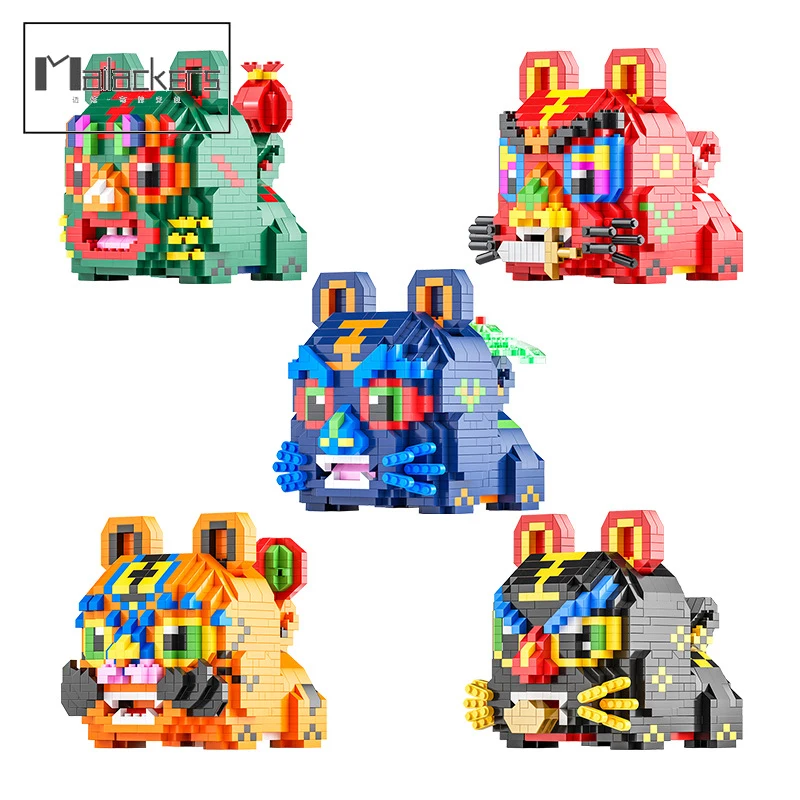 Mailackers Chinese Style Five Lucky Little Tiger Building Blocks Kids Toys Blessing Child Toy Block Assembling Construction Kits
Mailackers Chinese Style Five Lucky Little Tiger Building Blocks Kids Toys Blessing Child Toy Block Assembling Construction Kits