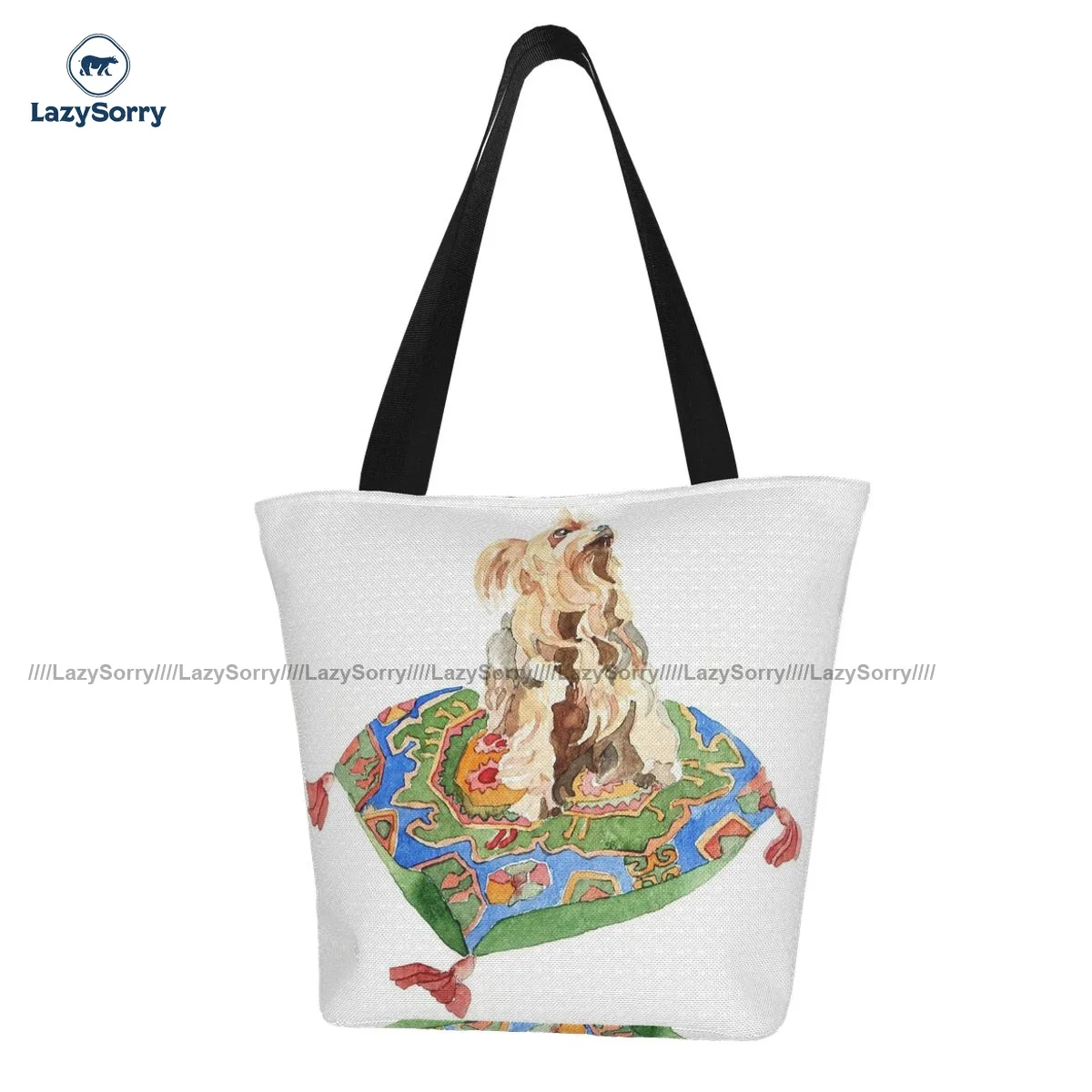 Yorkshire Terrier Shopping Bag Student Gift Handbags Vintage Polyester Shopping Bags 
Yorkshire Terrier Shopping Bag Student Gift Handbags Vintage Polyester Shopping Bags