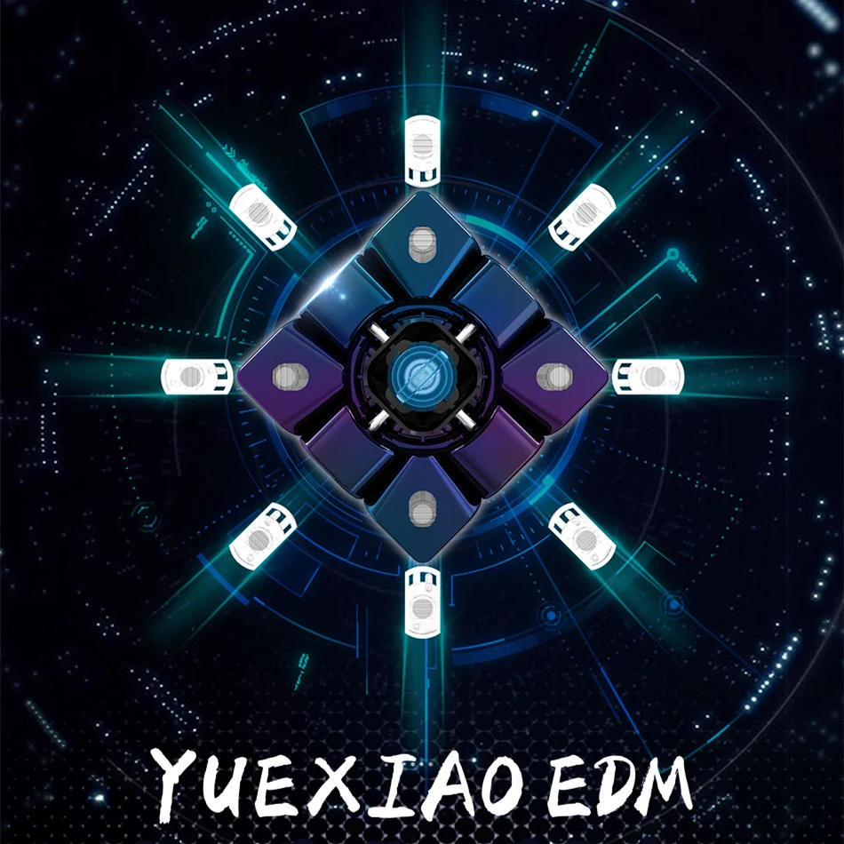 MOYU YueXiao EDM 3x3 Magnetic Speed Cube 3x3x3 56cm Black / Stickerless Magci Cubes Toy Profession Magic Cube Educational Toys
MOYU YueXiao EDM 3x3 Magnetic Speed Cube 3x3x3 56cm Black / Stickerless Magci Cubes Toy Profession Magic Cube Educational Toys