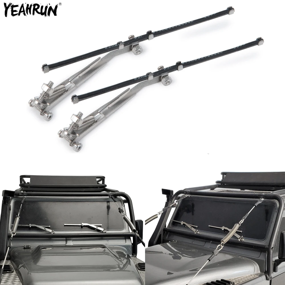 YEAHRUN имитация металла передвижной стеклоочиститель для 1/10 RC Crawler Axial SCX10 Traxxas TRX-4 Defender Bronco G500 обновленная деталь 
YEAHRUN имитация металла передвижной стеклоочиститель для 1/10 RC Crawler Axial SCX10 Traxxas TRX-4 Defender Bronco G500 обновленная деталь