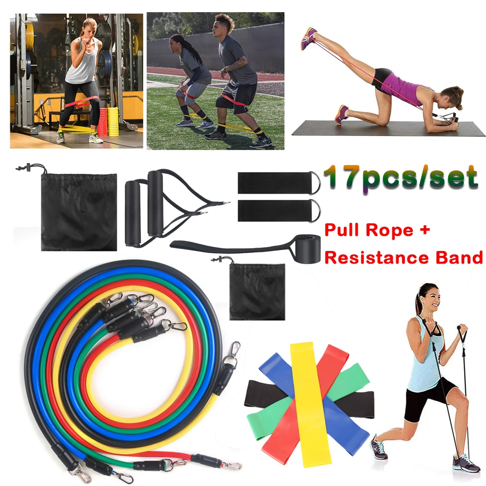 Resistance Bands Pull Rope Sport Set Expander Yoga Exercise Fitness Rubber Tubes Band Stretch Training Home Gyms Workout Elastic
Resistance Bands Pull Rope Sport Set Expander Yoga Exercise Fitness Rubber Tubes Band Stretch Training Home Gyms Workout Elastic