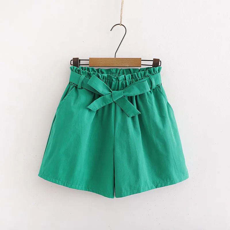 13 Colors Women Bow Casual High Waist Loose Cotton Short Pants 2021 Summer Korean Elegant Sweet Girls All-Match Wide Leg Shorts
13 Colors Women Bow Casual High Waist Loose Cotton Short Pants 2021 Summer Korean Elegant Sweet Girls All-Match Wide Leg Shorts