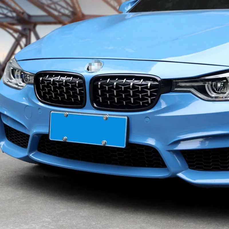 Car Grill New Diamond Style Grille for 2005-2008 BMW E90 Glossy Black Chroming Silver Front Mesh Grill
Car Grill New Diamond Style Grille for 2005-2008 BMW E90 Glossy Black Chroming Silver Front Mesh Grill