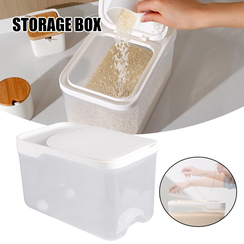 Контейнер для хранения риса, контейнер для сухих пищевых продуктов, Диспенсер, контейнер большой емкости для хлопьев для кухни KI
Контейнер для хранения риса, контейнер для сухих пищевых продуктов, Диспенсер, контейнер большой емкости для хлопьев для кухни KI