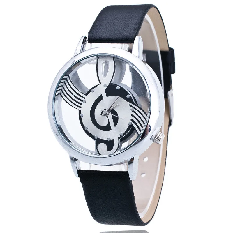 Musical note Watches for Women Fashion Transparent Hollow Casual Quartz Watch Female Leather Wristwatches Relogio Masculino
Musical note Watches for Women Fashion Transparent Hollow Casual Quartz Watch Female Leather Wristwatches Relogio Masculino