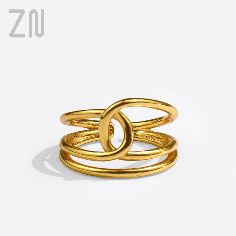 ZN Europe and America Trendy Geometric Lines Ring Vintage Fashion Jewelry Gifts Creative Twisted Line Finger Rings for Women
ZN Europe and America Trendy Geometric Lines Ring Vintage Fashion Jewelry Gifts Creative Twisted Line Finger Rings for Women