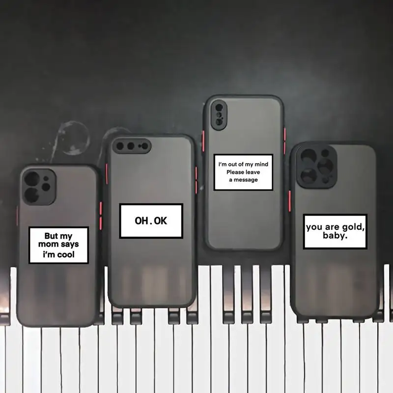 sorry if i look not interested letter Quotes Phone Case matte transparent For iphone 7 8 11 12 plus mini x xs xr pro max cover
sorry if i look not interested letter Quotes Phone Case matte transparent For iphone 7 8 11 12 plus mini x xs xr pro max cover