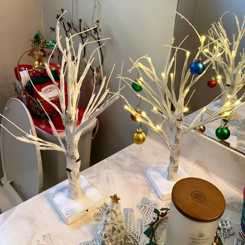 60cm Christmas Decorations Led Birch Tree Light Halloween Home Decoration Artificial Tree Lamp Wedding Party Navidad Decorations
60cm Christmas Decorations Led Birch Tree Light Halloween Home Decoration Artificial Tree Lamp Wedding Party Navidad Decorations