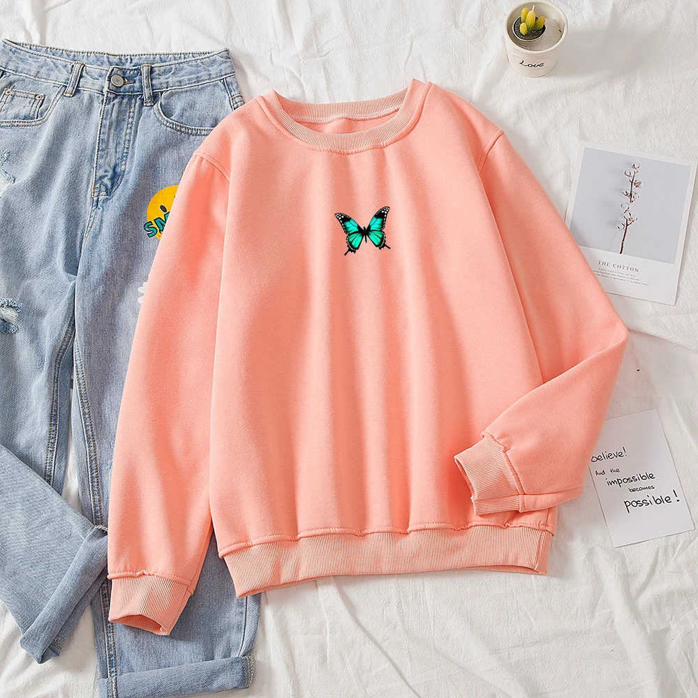 Emerald Butterfly Fashion Gothic Hoodies Women Round Neck Solid Color Spring Autumn Harajuku Punk Sweatshirt for Girls S-XXL
Emerald Butterfly Fashion Gothic Hoodies Women Round Neck Solid Color Spring Autumn Harajuku Punk Sweatshirt for Girls S-XXL