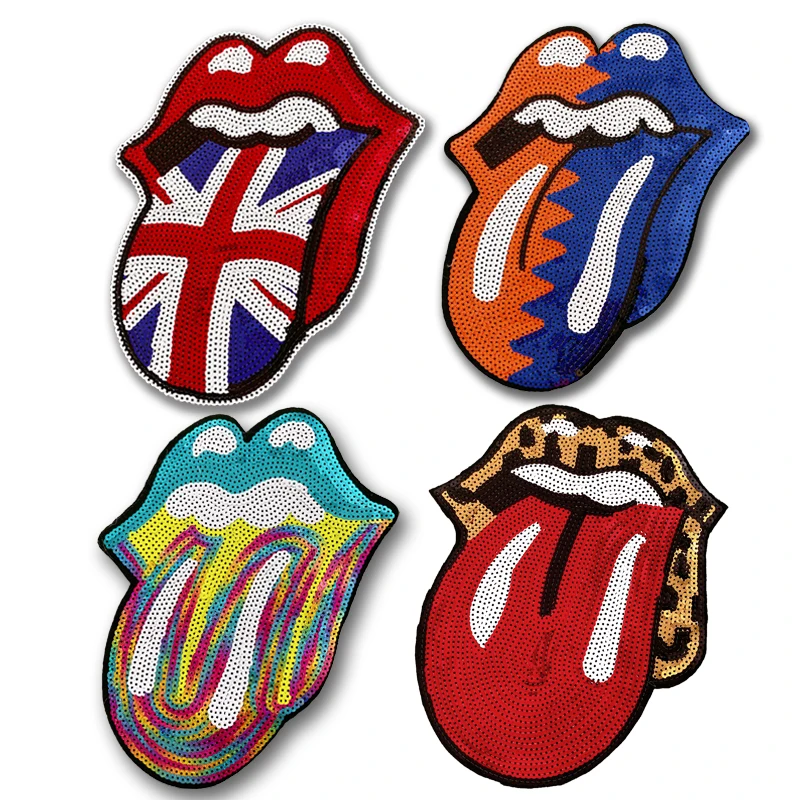 Wholesale embroidery patch Large Size Clothes Patches Sequins Lip Mouth Badge Clothing Accessories Iron on patches 
Wholesale embroidery patch Large Size Clothes Patches Sequins Lip Mouth Badge Clothing Accessories Iron on patches