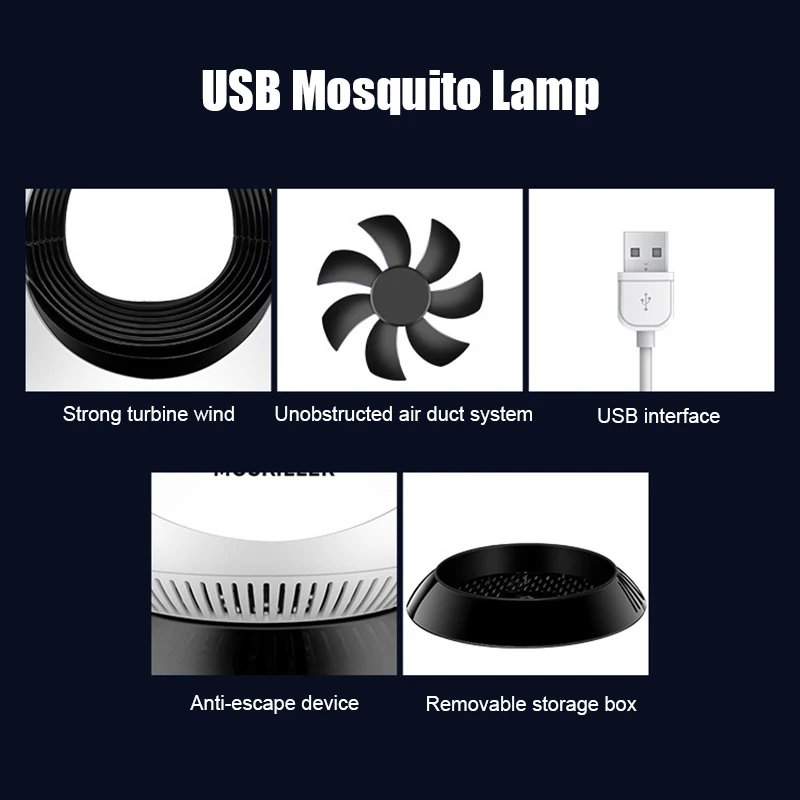 Бытовая ультратихая лампа-ловушка для комаров с USB-разъемом для помещений светильник-ловушка для комаров FBS889
Бытовая ультратихая лампа-ловушка для комаров с USB-разъемом для помещений светильник-ловушка для комаров FBS889