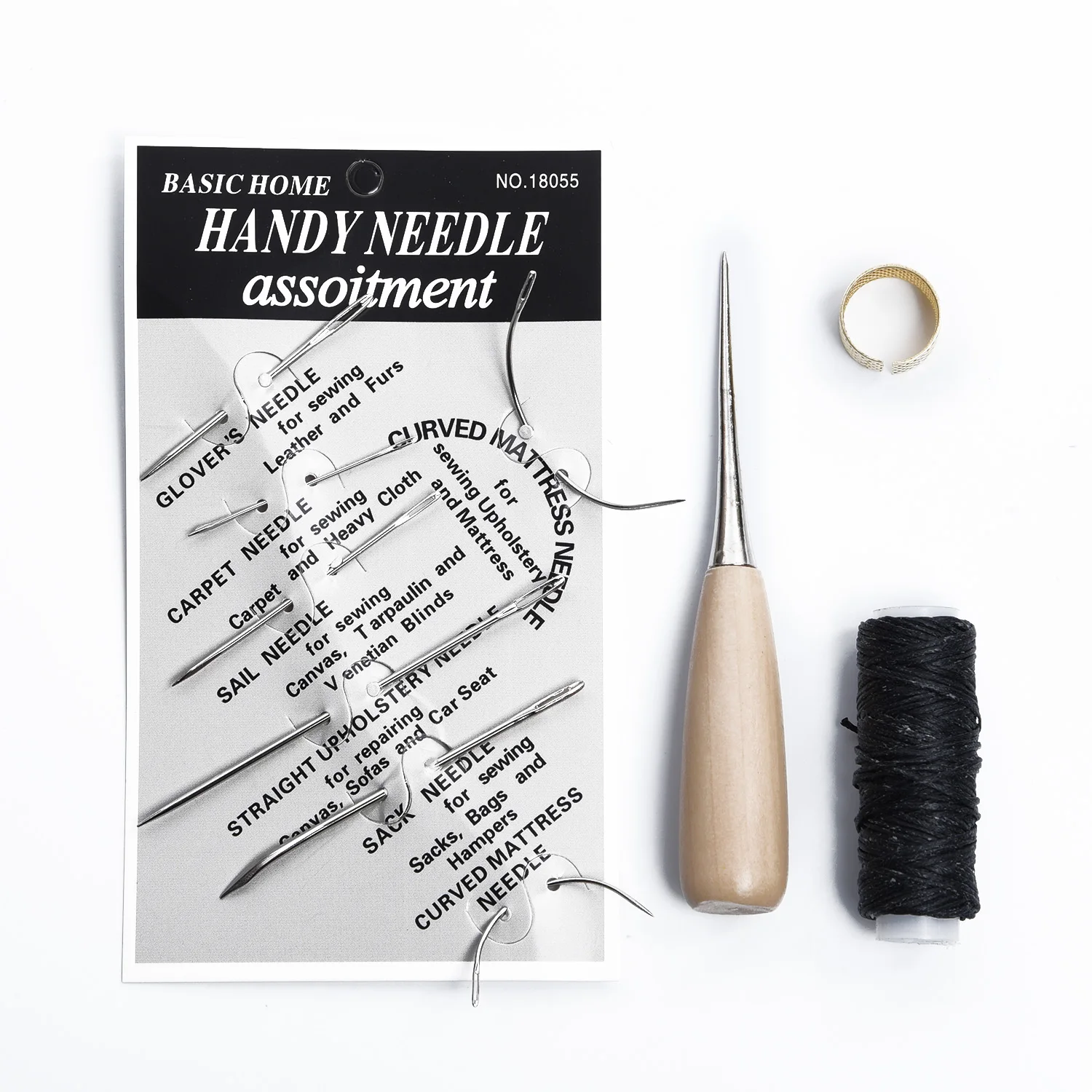 Leather Sewing Needles Stitching Needle Set Thread Thimbles Hand Sewing Tool Leathercraft Tool Sets Accessories Sewing Kit
Leather Sewing Needles Stitching Needle Set Thread Thimbles Hand Sewing Tool Leathercraft Tool Sets Accessories Sewing Kit