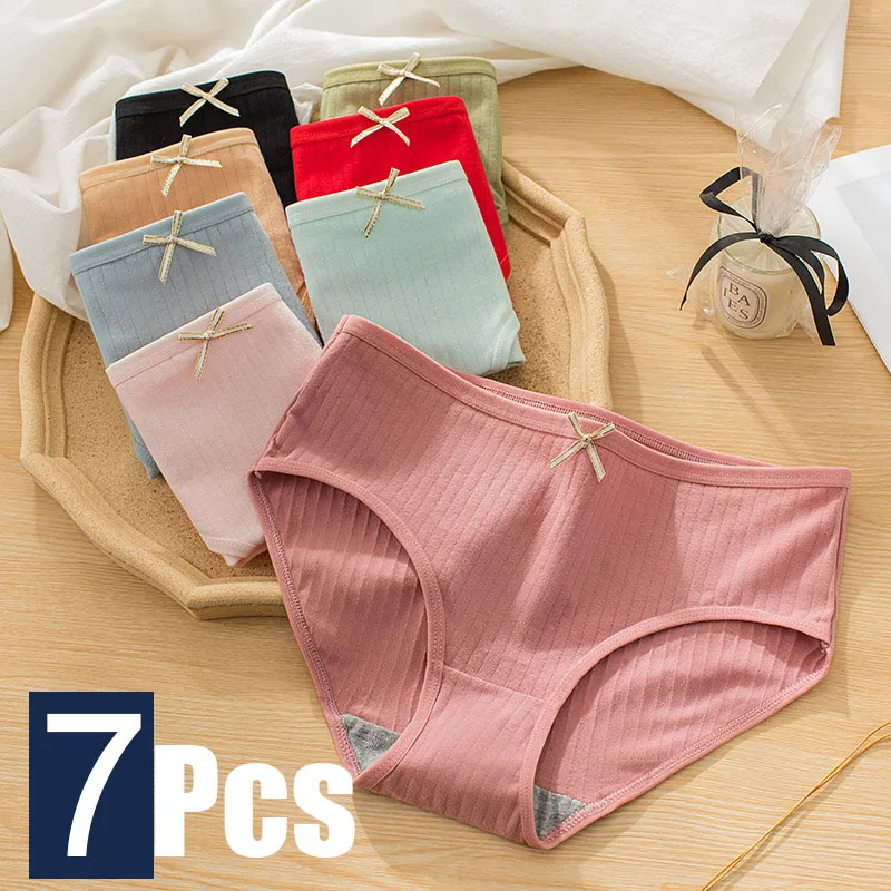 Women Panties 7 Pcs Underwear Girl Briefs Sexy Lingeries Calcinha Cotton Shorts Underpants Solid Panty Cueca Intimates
Women Panties 7 Pcs Underwear Girl Briefs Sexy Lingeries Calcinha Cotton Shorts Underpants Solid Panty Cueca Intimates