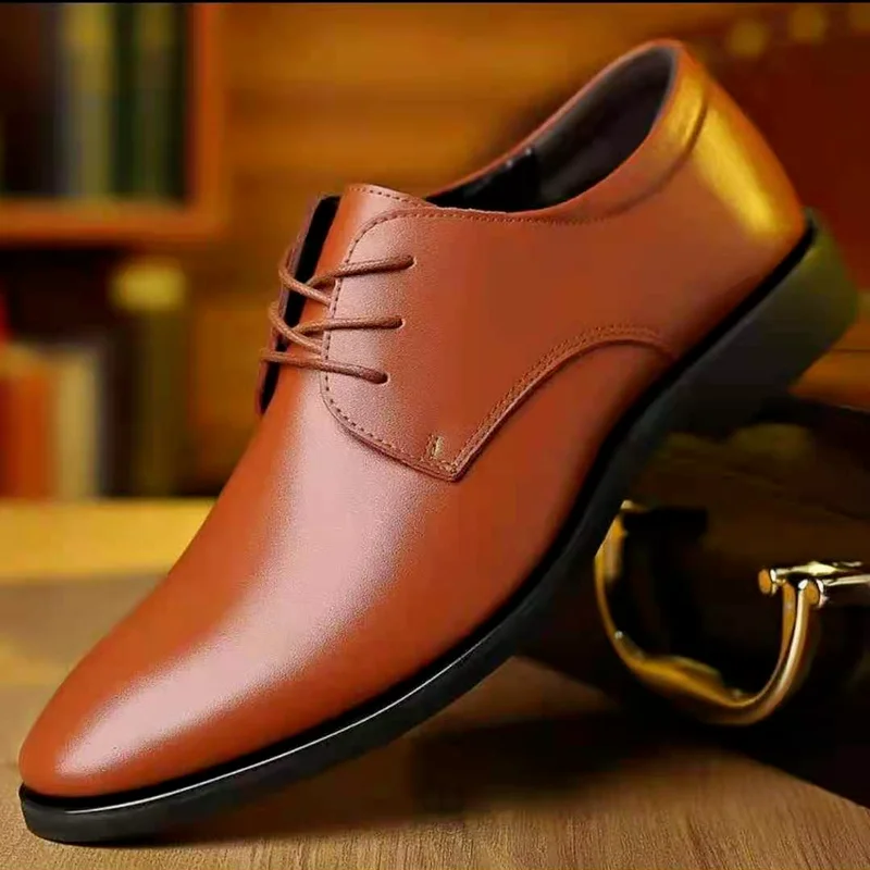 2021 Spring and Summer New Low-top Pointed Toe Leather Shoes Casual Business Flat Men's Shoes Overshoes Soft-soled Leather Shoes
2021 Spring and Summer New Low-top Pointed Toe Leather Shoes Casual Business Flat Men's Shoes Overshoes Soft-soled Leather Shoes