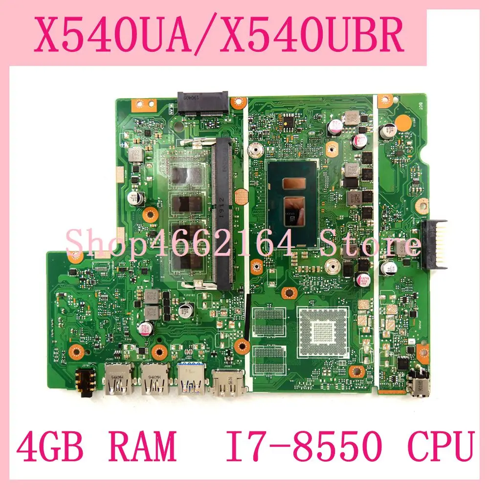 X540UA i7-8550 CPU 4GB RAM Notebook Mainboard For ASUS X540UBR X540UB X540UA X540U X540 Laptop Motherboard Tested OK Free Ship
X540UA i7-8550 CPU 4GB RAM Notebook Mainboard For ASUS X540UBR X540UB X540UA X540U X540 Laptop Motherboard Tested OK Free Ship