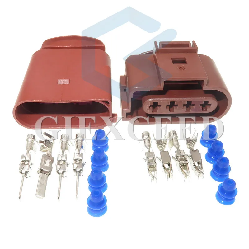 4 Pin 1J0973824A 1J0973724A 3 5 мм водонепроницаемый женский мужской автоматический штекер