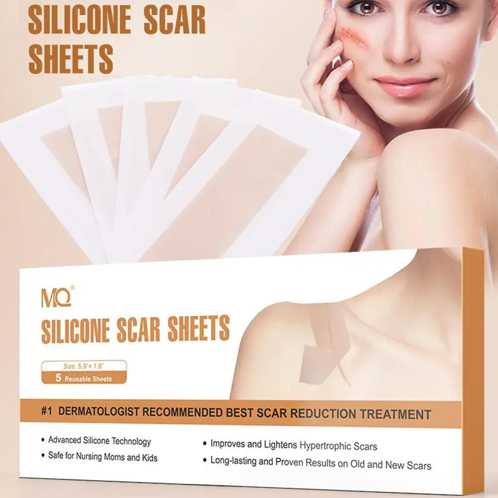 New 5pc Scar Removal Sticker Efficient Surgery And Burn Scars Silicone Gel Tape For Acne Trauma Skin Repair Therapy Patch Sheet
New 5pc Scar Removal Sticker Efficient Surgery And Burn Scars Silicone Gel Tape For Acne Trauma Skin Repair Therapy Patch Sheet