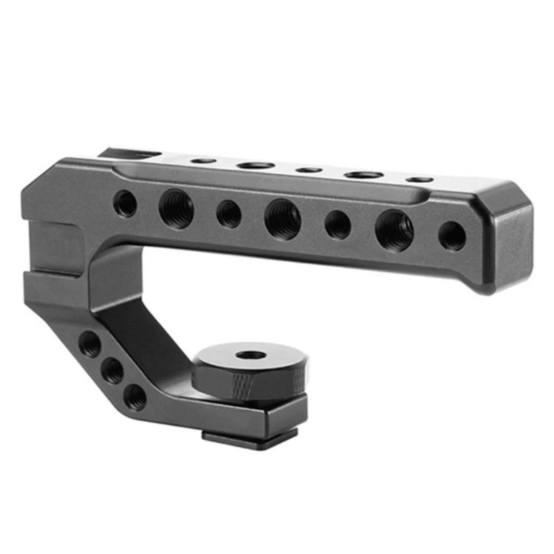 P8DF Camera Hand Grip Hot Shoe Top Handle with Cold Shoe Mount 1/4 & 3/8 Thread Hole 
P8DF Camera Hand Grip Hot Shoe Top Handle with Cold Shoe Mount 1/4 & 3/8 Thread Hole