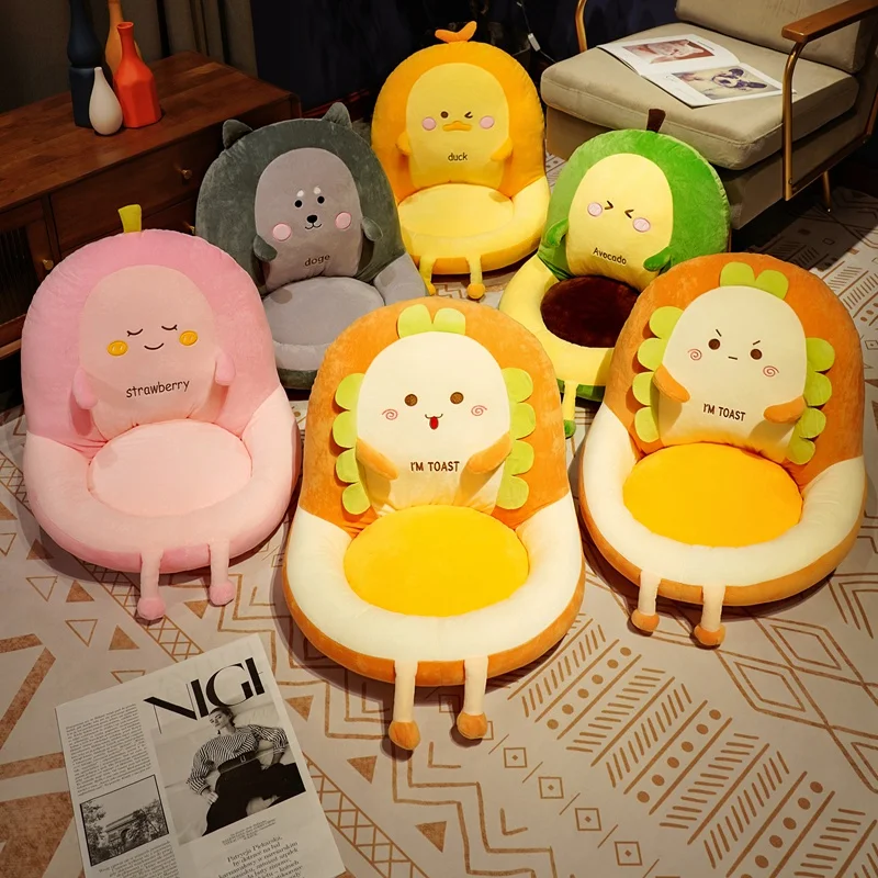 Cute Toast Avocado Duck Dog Strawberry Pillow Fruit Seat Cushion Stuffed Animal Pillow Plush Sofa Indoor Floor Home Chair Decor
Cute Toast Avocado Duck Dog Strawberry Pillow Fruit Seat Cushion Stuffed Animal Pillow Plush Sofa Indoor Floor Home Chair Decor