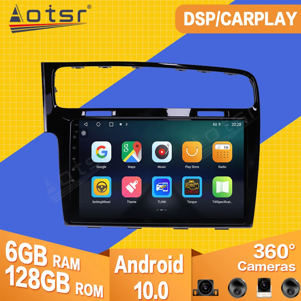 128GB For Volkswagen VW Golf 2014 2015 - 2018 Android Car Tape Radio Recorder Video Player Carplay GPS Navi Multimedia Head Unit
128GB For Volkswagen VW Golf 2014 2015 - 2018 Android Car Tape Radio Recorder Video Player Carplay GPS Navi Multimedia Head Unit