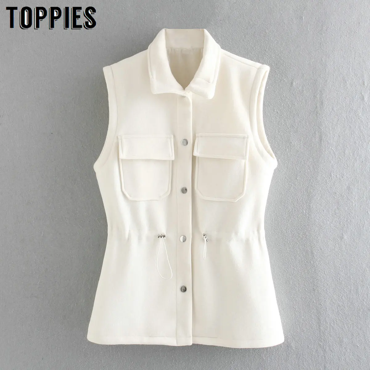 Toppies Women 2021 Fashion Waistcoat Casacas Para Mujer Spring Slim Chaleco Vest Coats
Toppies Women 2021 Fashion Waistcoat Casacas Para Mujer Spring Slim Chaleco Vest Coats