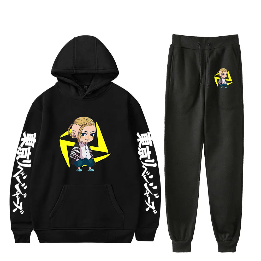 Tokyo Revengers Pants Suit Japanese Anime Cosplay Couple Oversized Hoodies and Sweatpants Set Hooded Sweatshirts Tracksuits Top
Tokyo Revengers Pants Suit Japanese Anime Cosplay Couple Oversized Hoodies and Sweatpants Set Hooded Sweatshirts Tracksuits Top