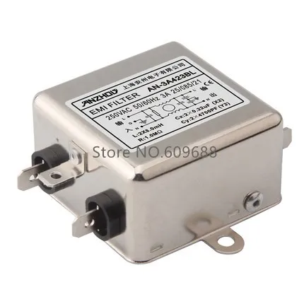 AN-20A4B23L 3A 6A 10A 15A 20A 250V EMI Power Filter AC Noise Filter Frequency Components AN-3A4B23L AN-10A4B23L AN-15A4B23L
AN-20A4B23L 3A 6A 10A 15A 20A 250V EMI Power Filter AC Noise Filter Frequency Components AN-3A4B23L AN-10A4B23L AN-15A4B23L